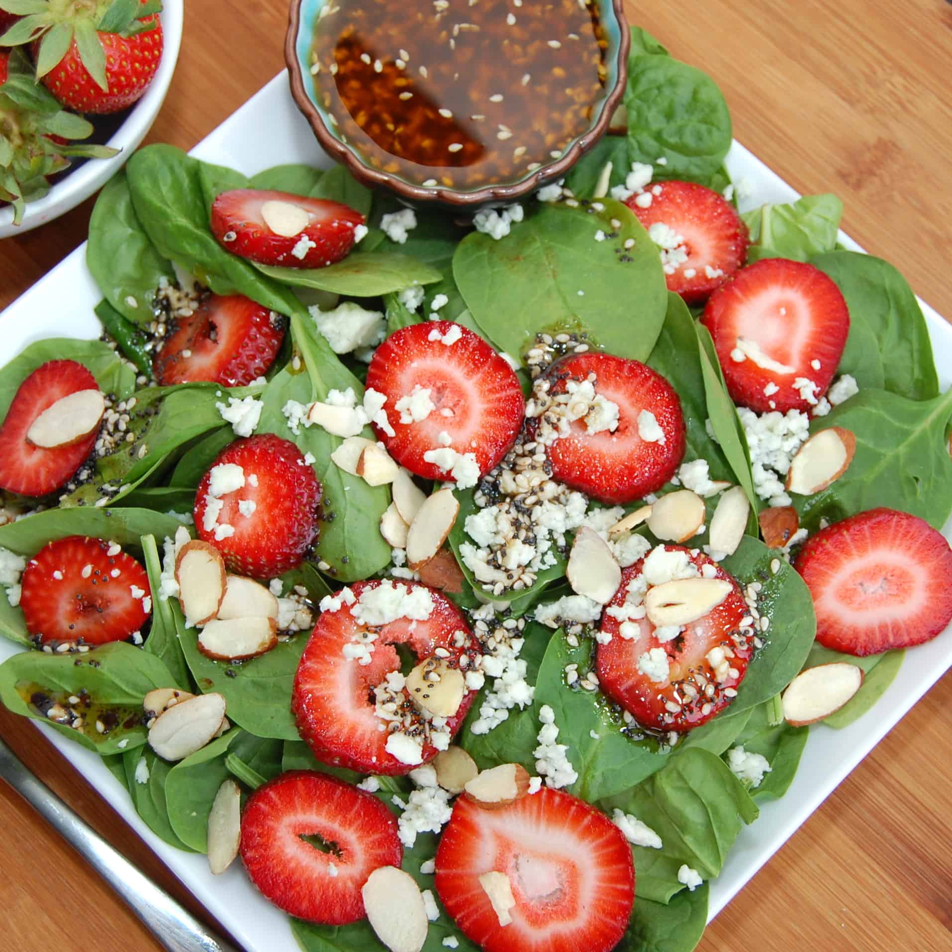 Strawberry Spinach Salad Sweet Pea's Kitchen