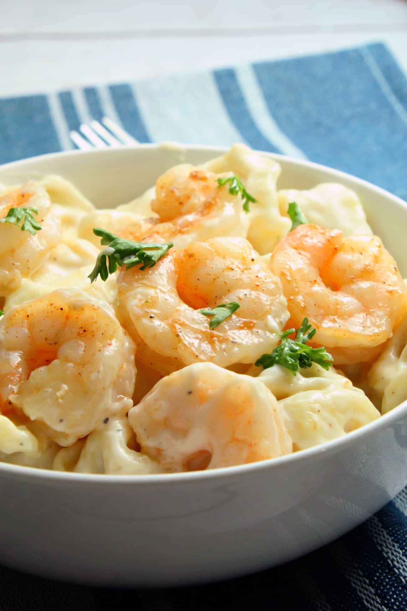 Cheesy Shrimp Tortellini Alfredo Skillet Sweet Pea's Kitchen
