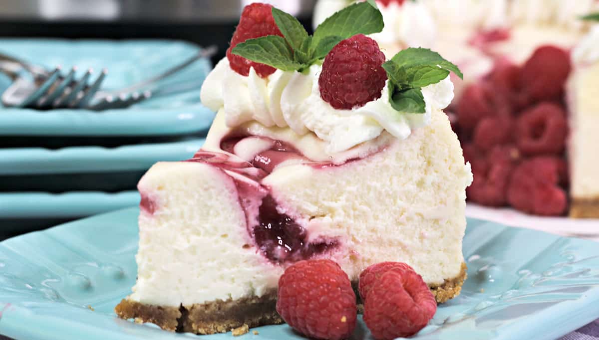 Instant Pot Raspberry Cheesecake Recipe Sweet Pea's Kitchen