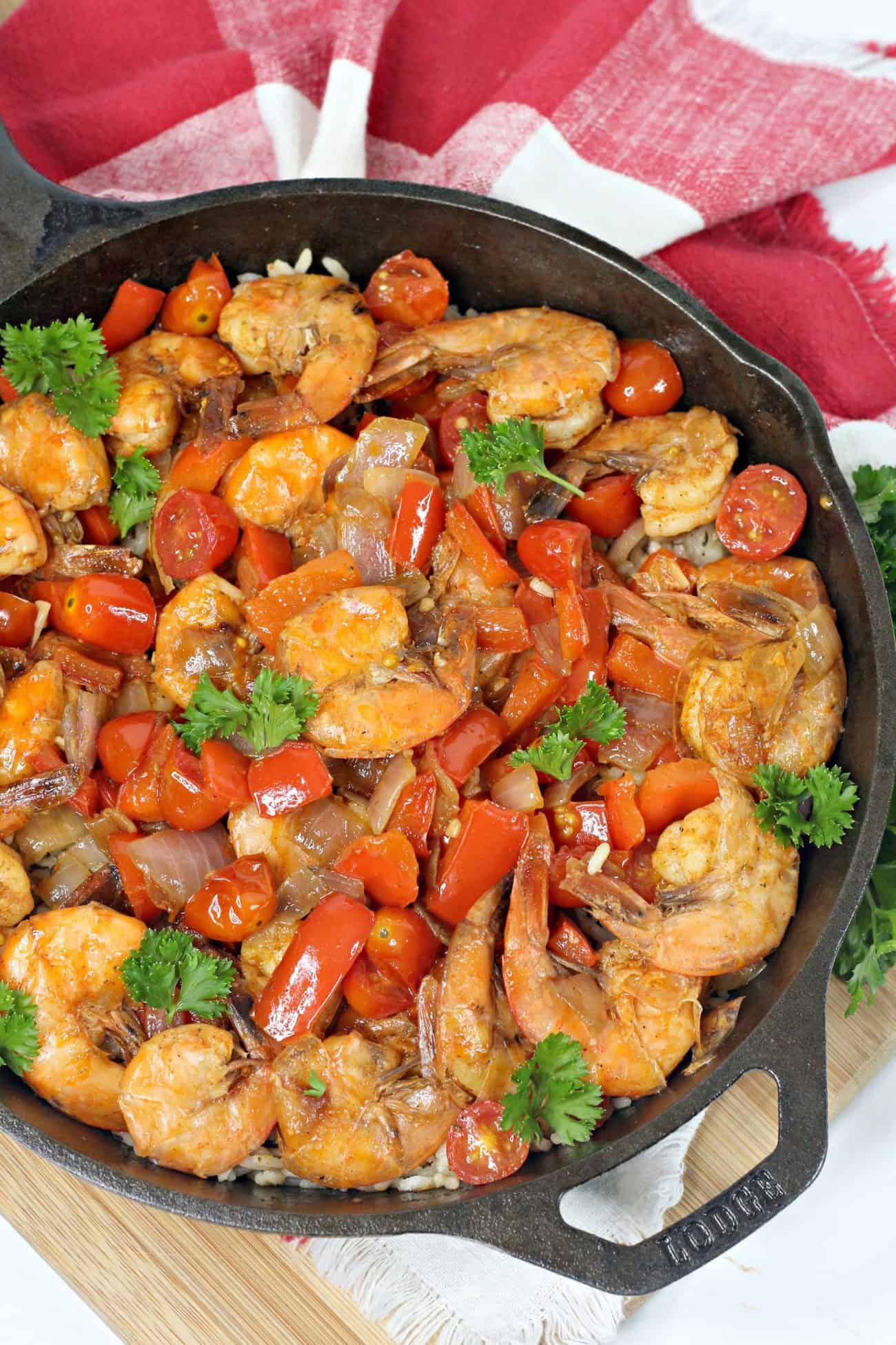 Spanish Shrimp with Rice Sweet Pea's Kitchen