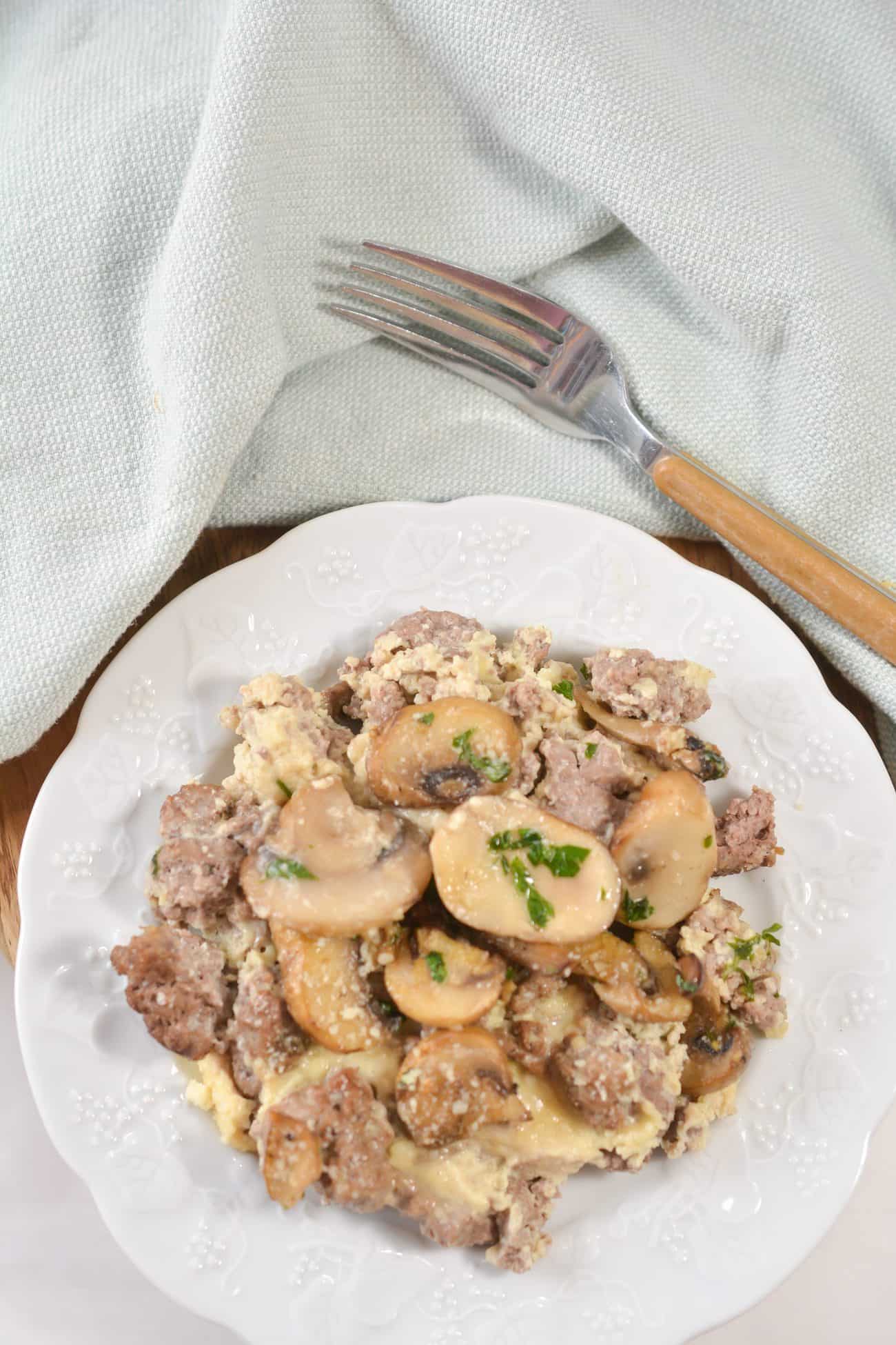 Hamburger Mushroom Bake Sweet Pea's Kitchen