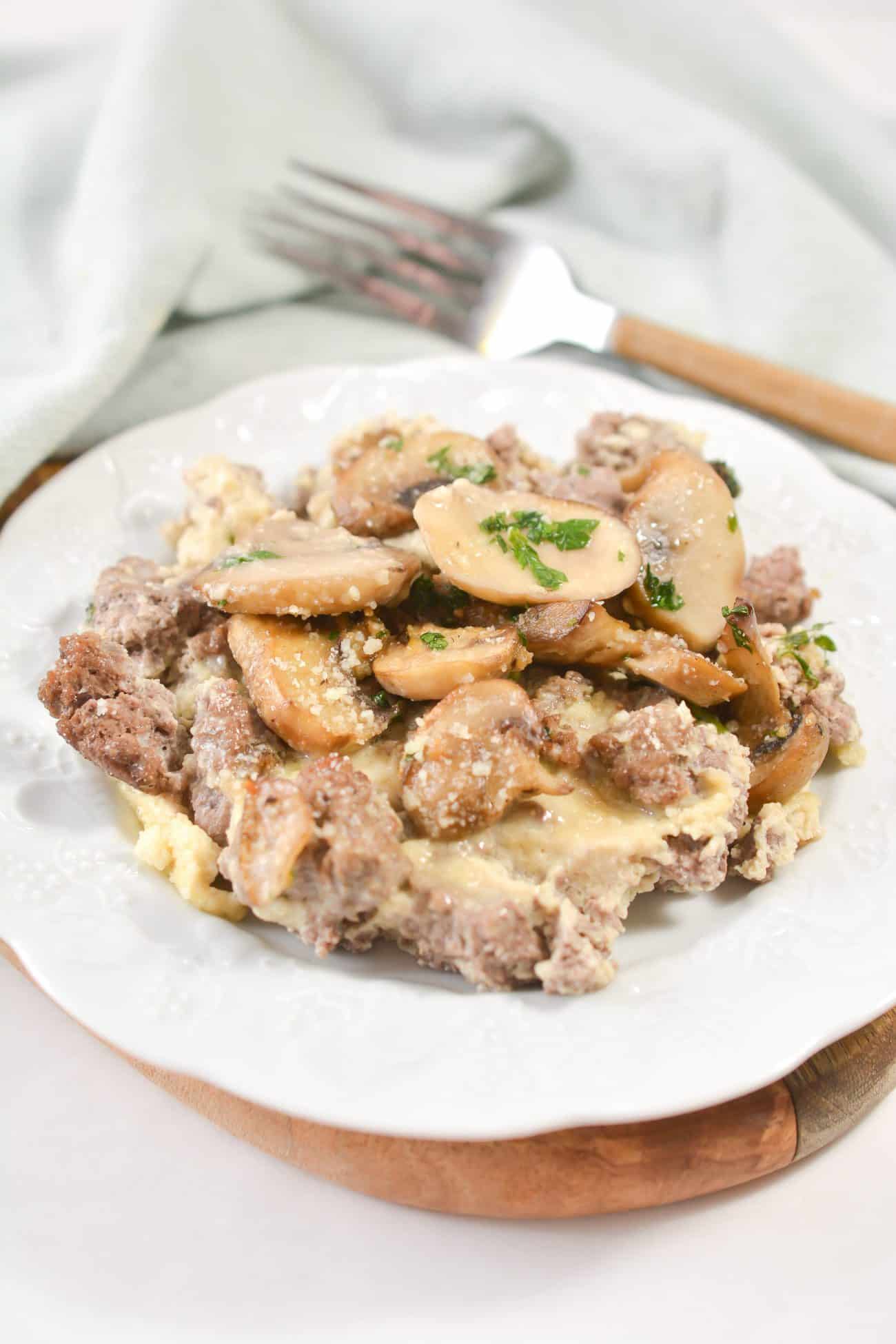 Hamburger Mushroom Bake Sweet Pea's Kitchen