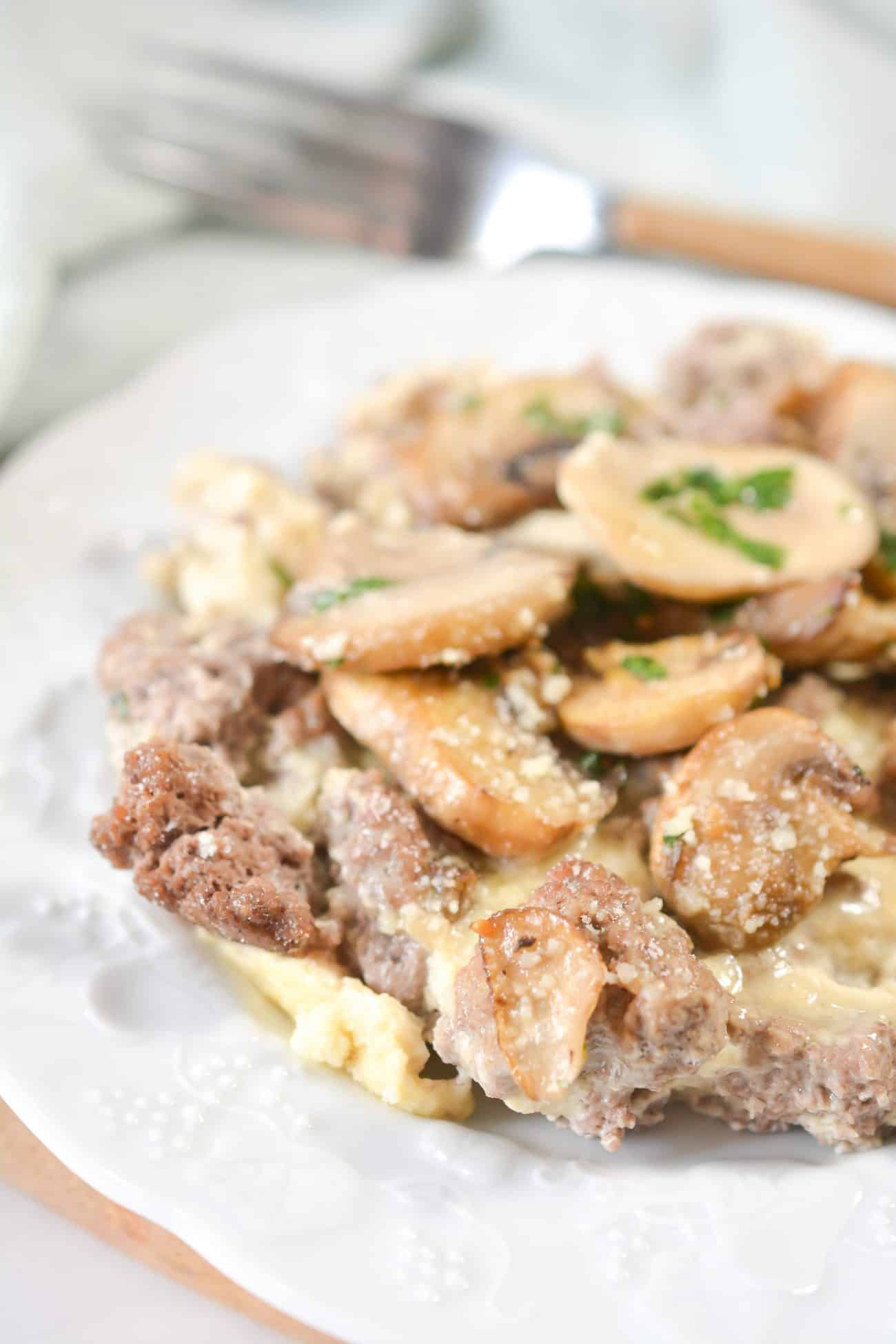 Hamburger Mushroom Bake Sweet Pea's Kitchen