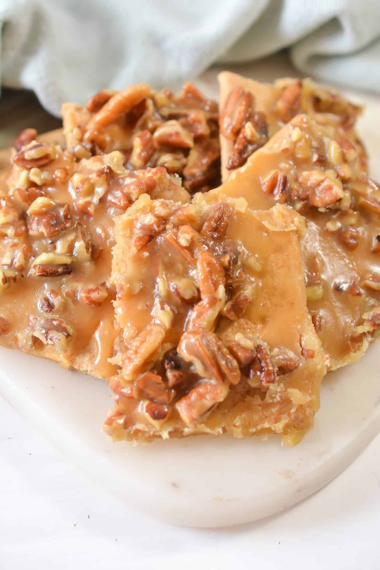 Pecan Pie Bark Sweet Pea's Kitchen