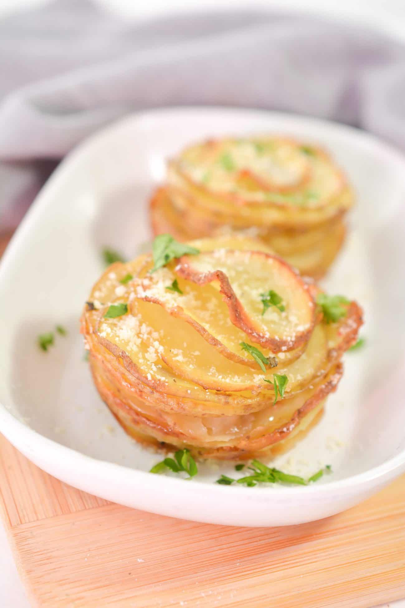 Sliced Potatoes in a Muffin Tin Sweet Pea's Kitchen