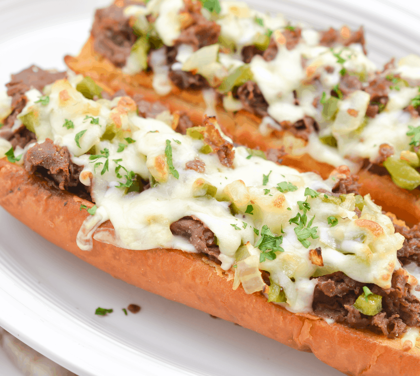 French Garlic Philly Cheesesteak Bread Sweet Pea's Kitchen
