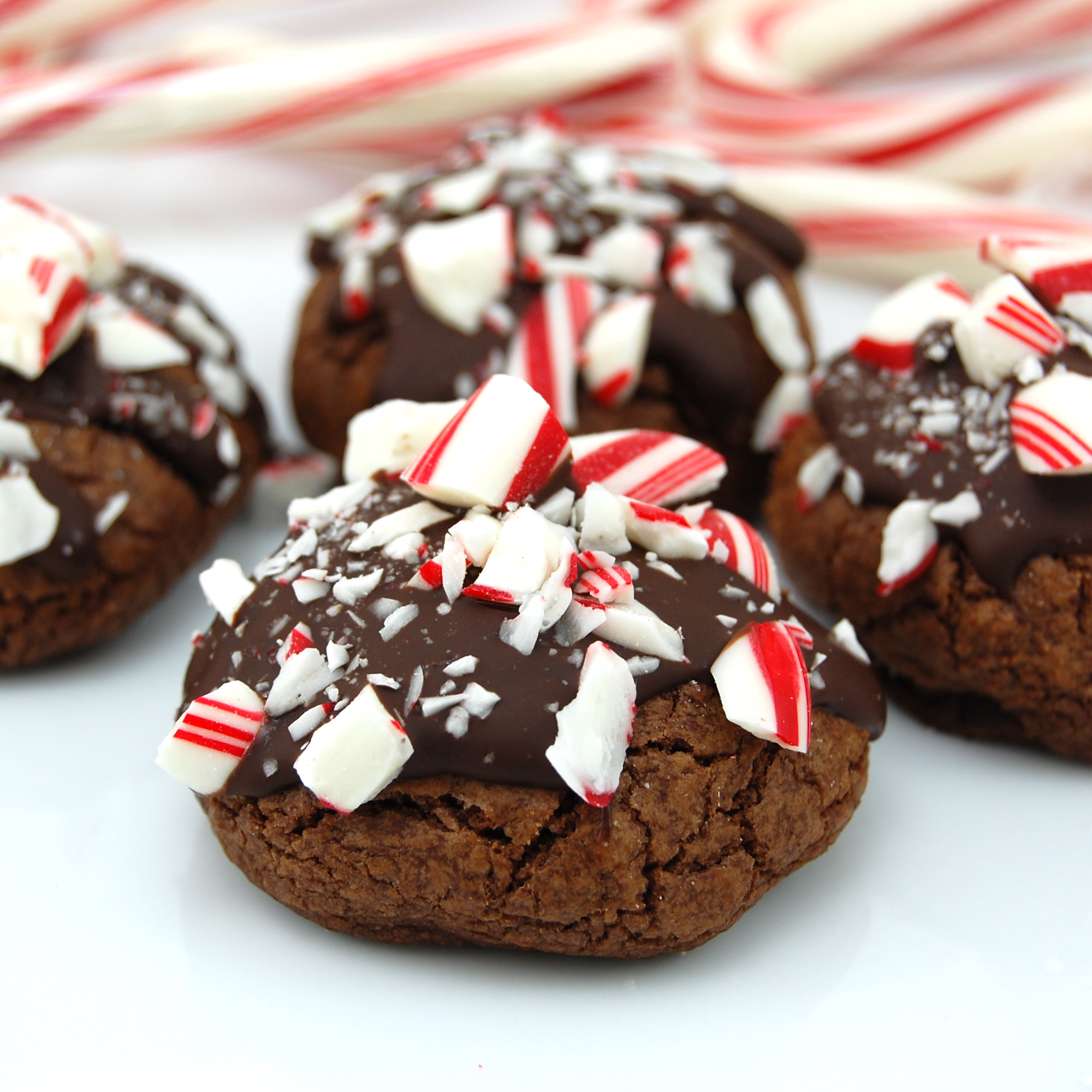 Sweet Pea's Kitchen » Double Chocolate Peppermint Crunch Cookies