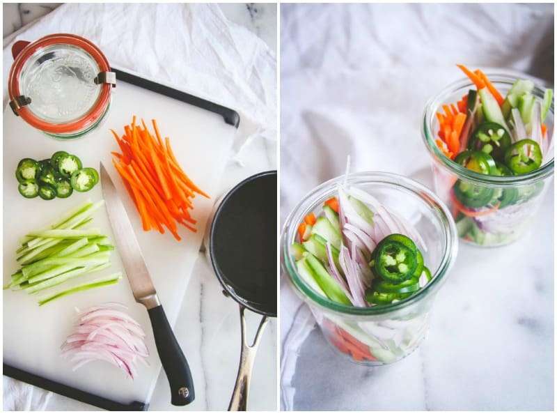 Quick Pickled Asian Vegetables Sweetphi