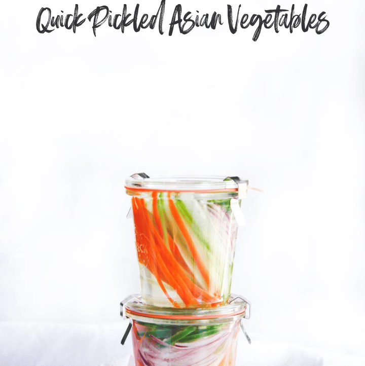 Quick Pickled Asian Vegetables Sweetphi