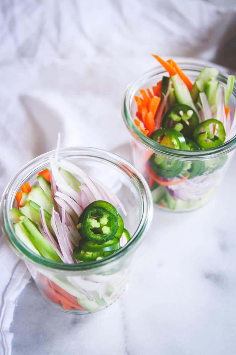 Quick pickled Asian vegetables 2 Sweetphi