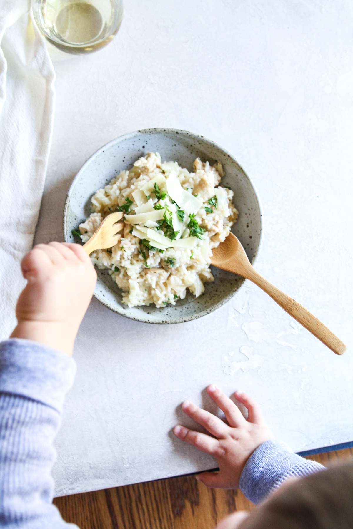 No stir Instant pot lemon chicken risotto Sweetphi