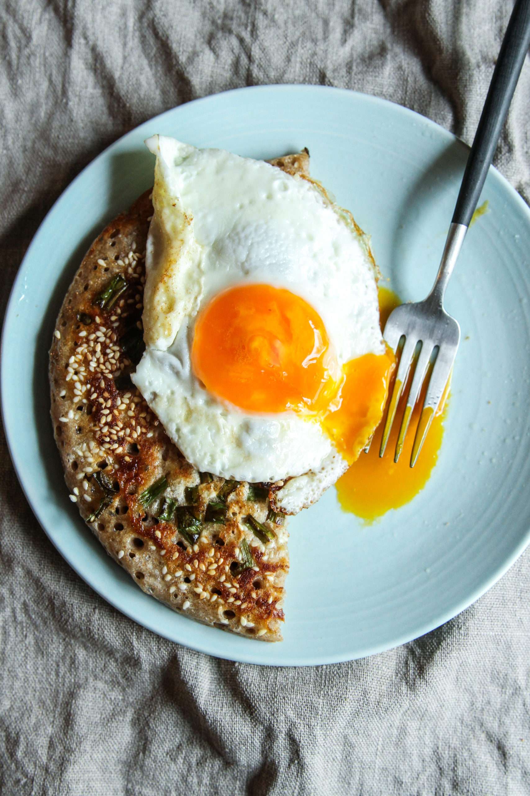 Sourdough Scallion Pancake Recipe Sweetphi