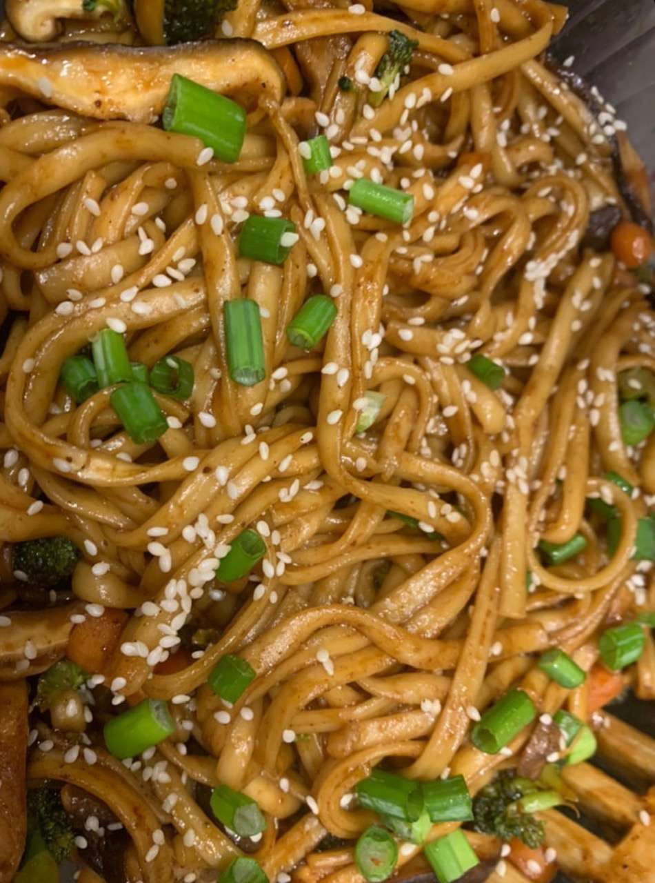 Vegetarian Japanese Pan Noodles Sweetphi