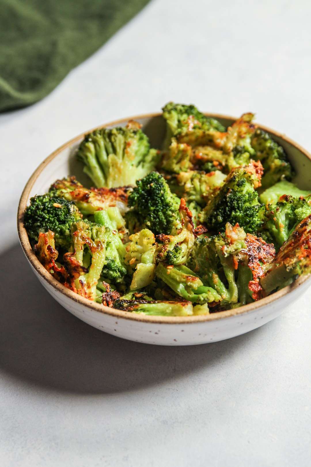 Crispy from Frozen Roasted Broccoli Sweetphi