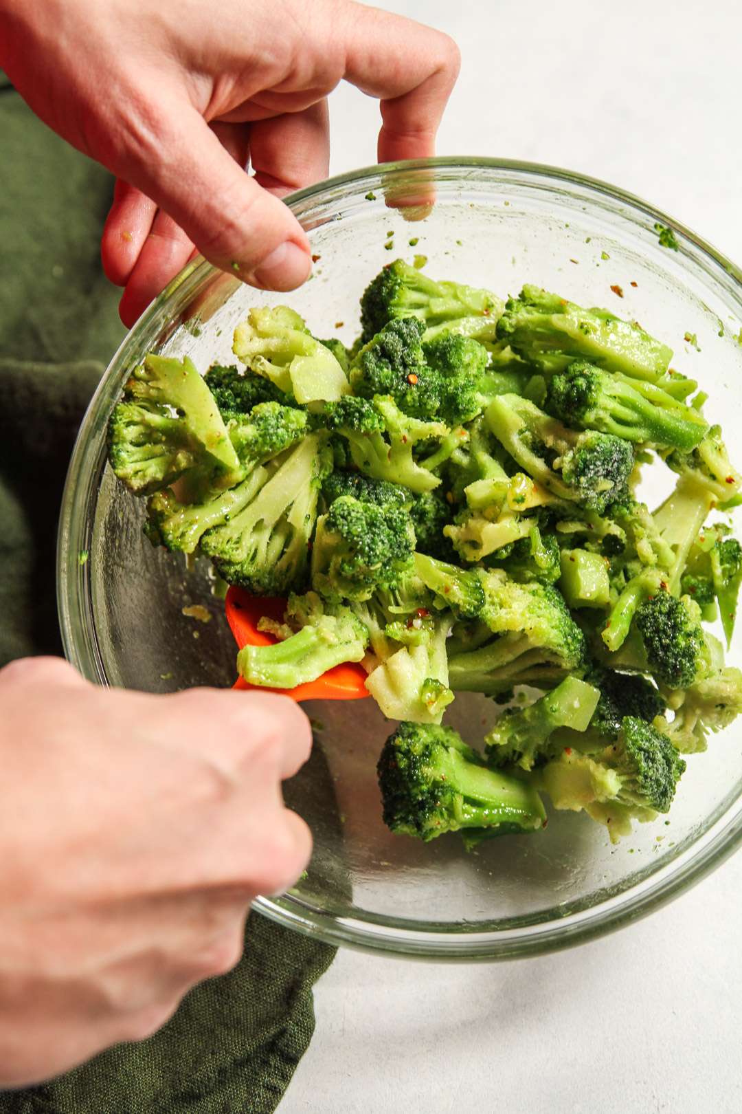 Crispy from Frozen Roasted Broccoli Sweetphi