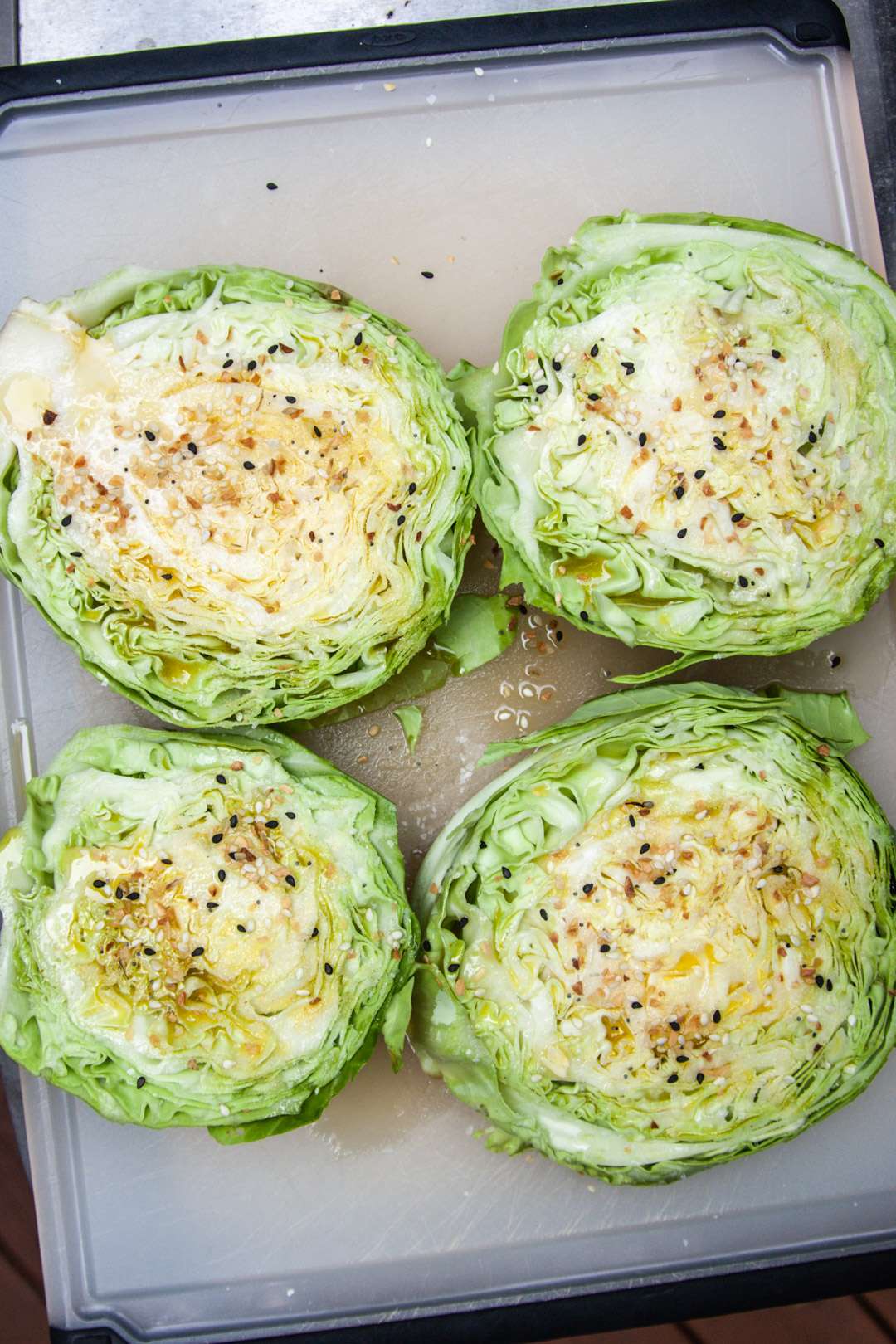 Grilled Cabbage Steaks (3 Ingredients) Sweetphi