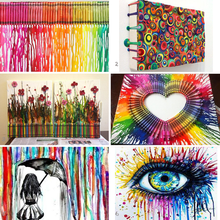 The gallery for > Melted Crayon Art Ideas Pinterest