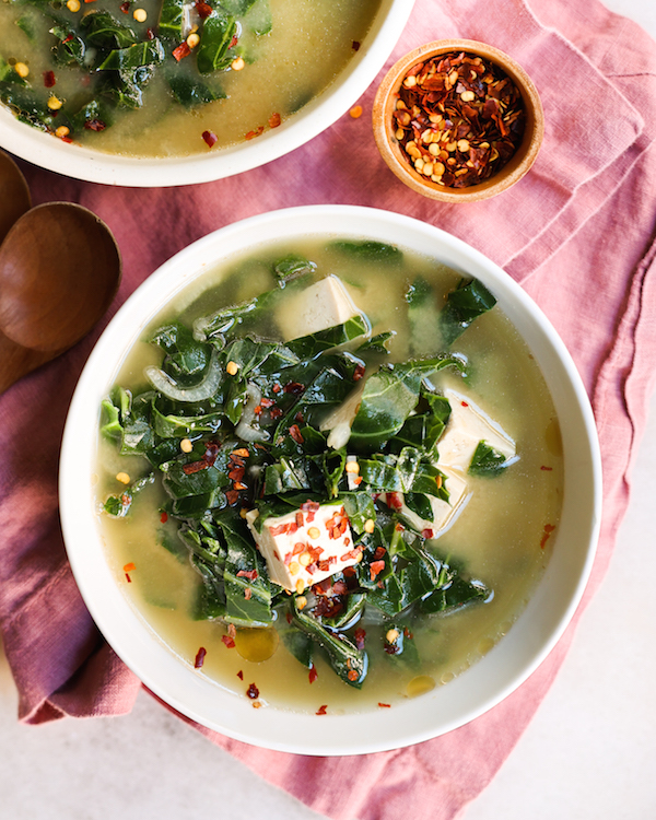 Collard Miso Soup Sweet Potato Soul