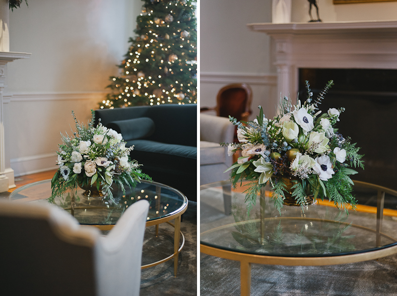 Event Flowers Christmas Party Decor in Alexandria, VA Sweet Root Village Blog