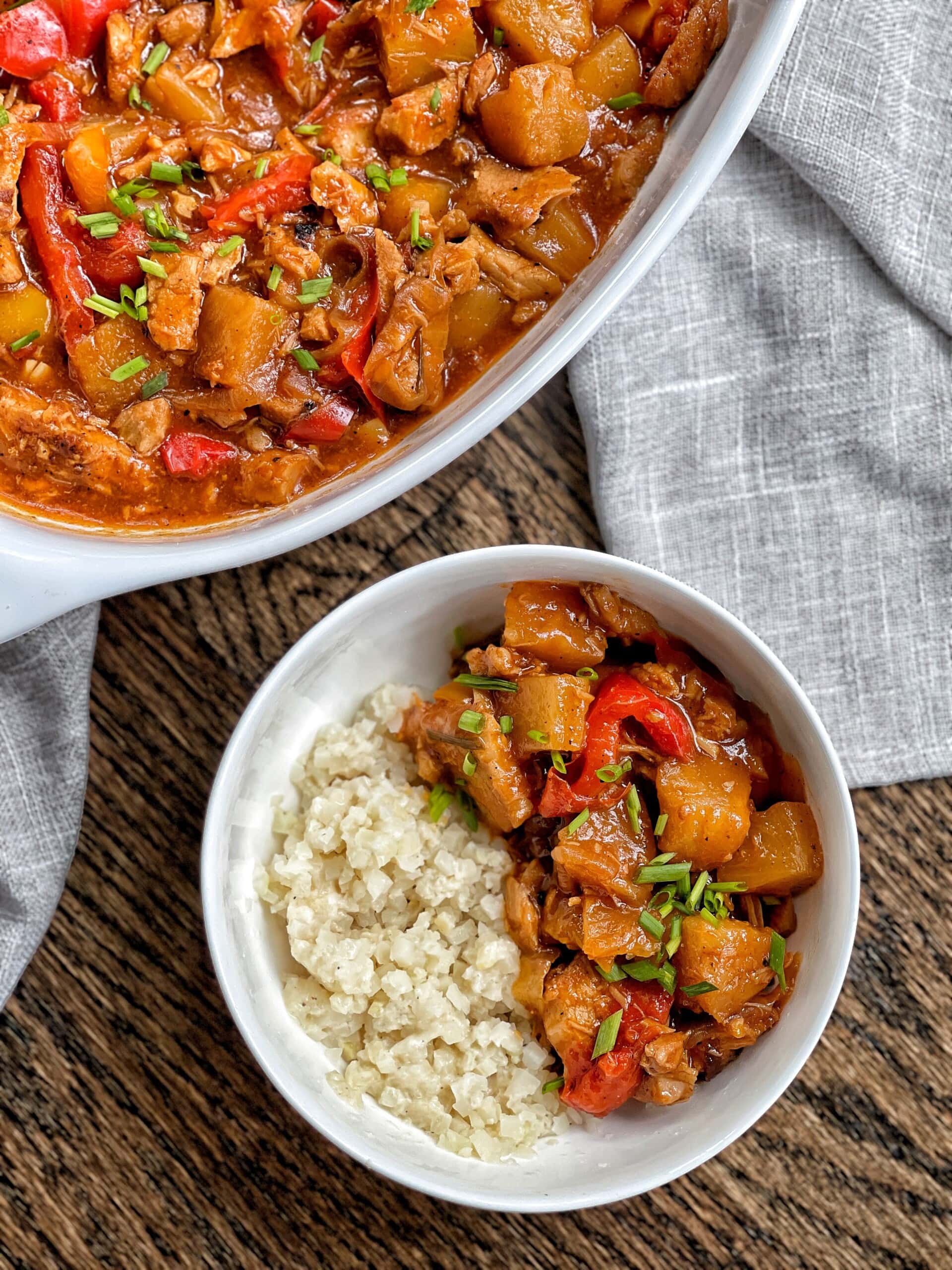 Slow Cooker Hawaiian Pork Sweet Savory and Steph