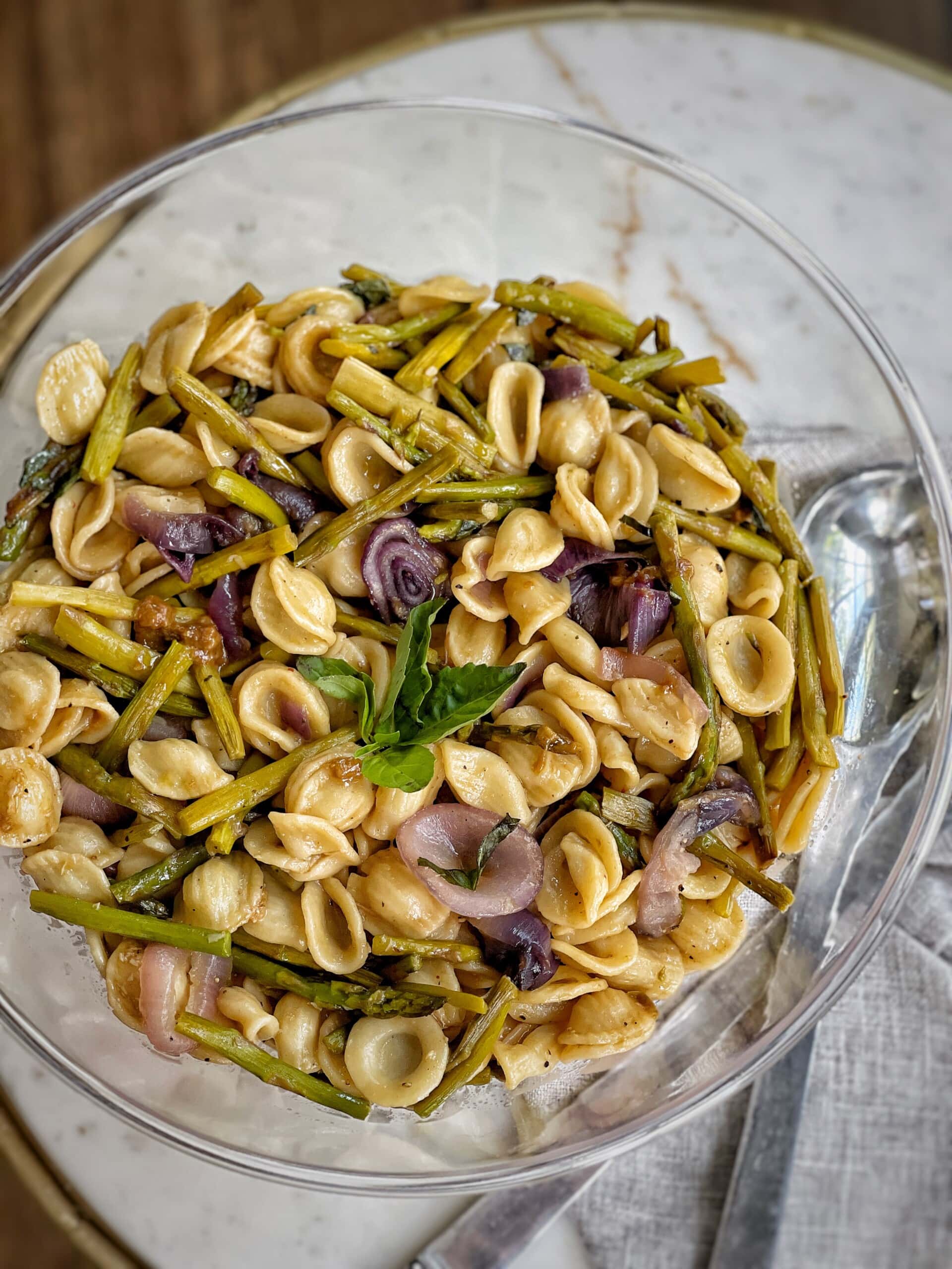 Pasta Salad with Roasted Garlic Vinaigrette Sweet Savory and Steph
