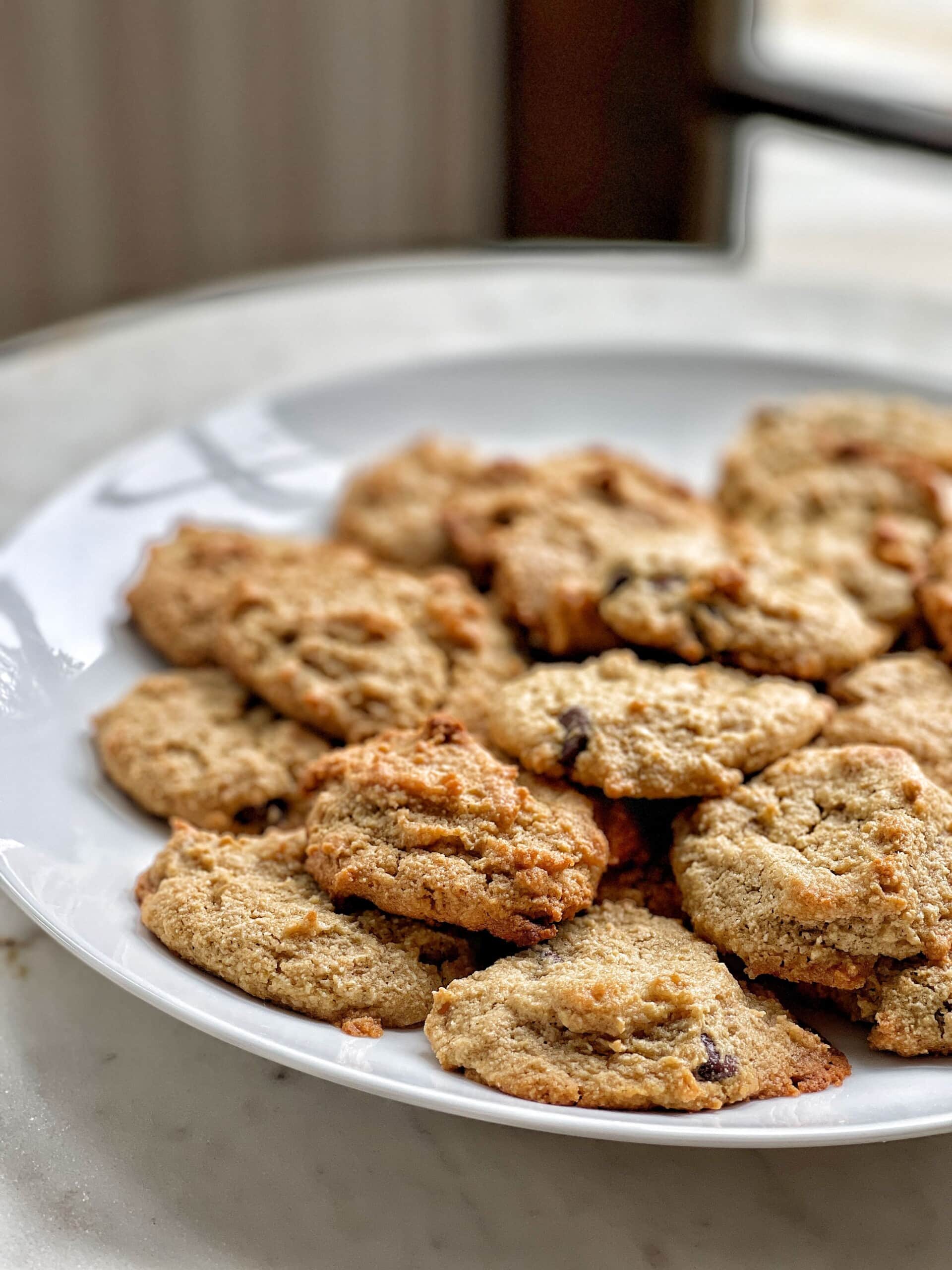 GlutenFree, EggFree Chewy Chocolate Chip Cookies Sweet Savory and Steph