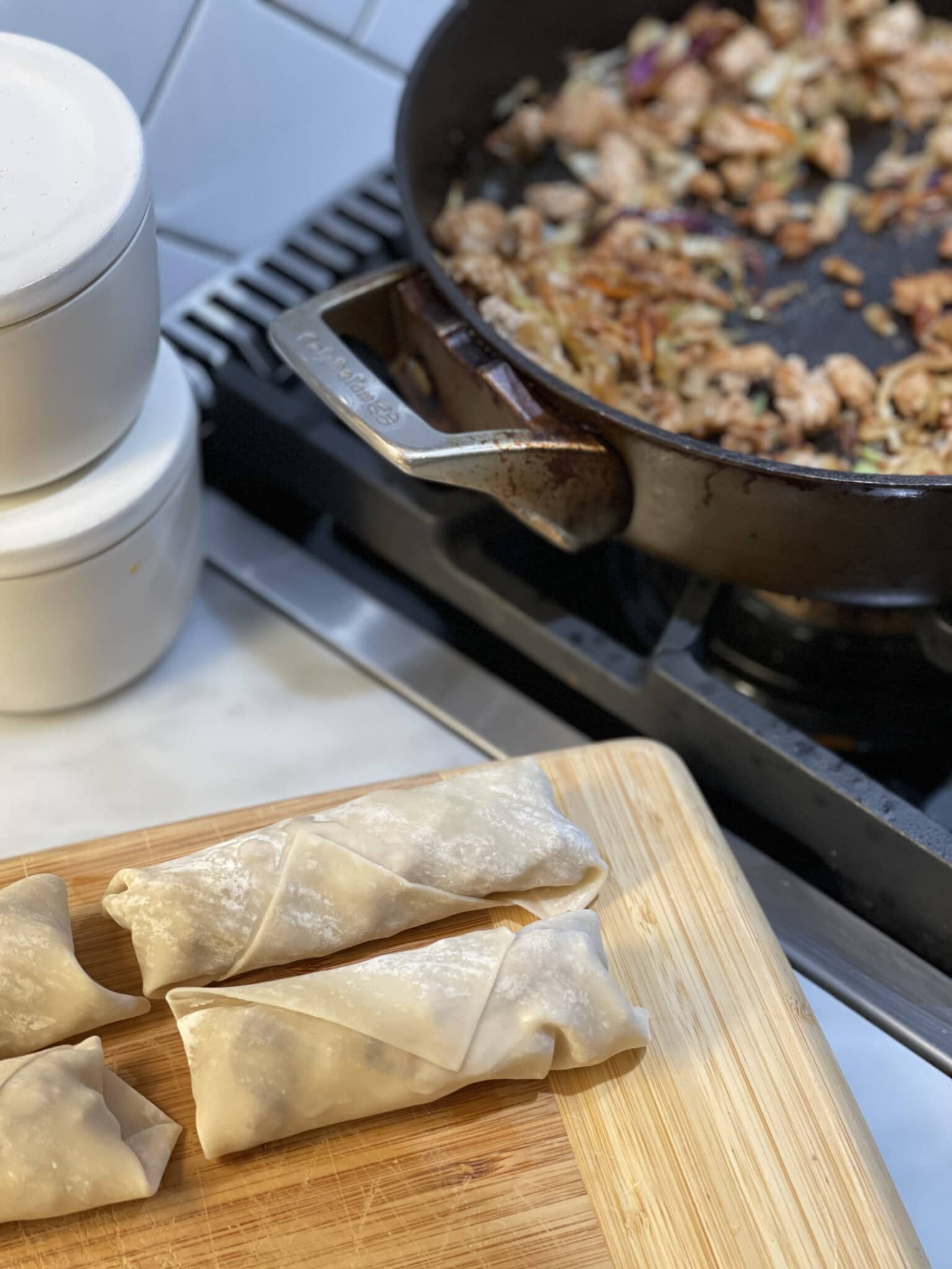 Air Fried Pork Egg Rolls Sweet Savory and Steph