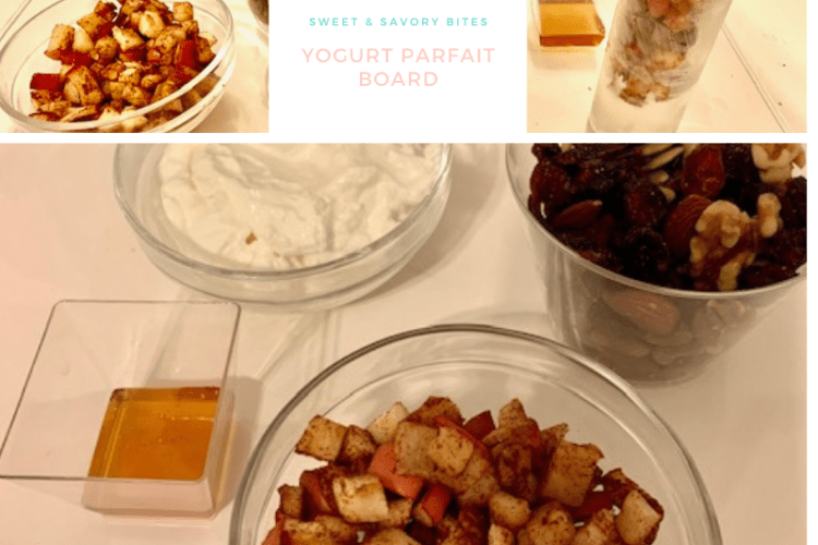 Yogurt Parfait Board Sweet & Savory Bites