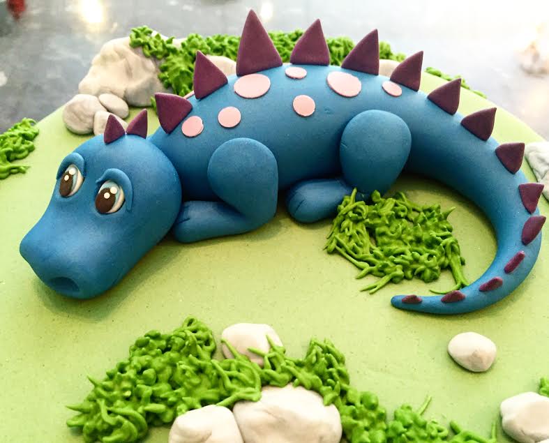 Simple Dinosaur Cake Sweet Serenity