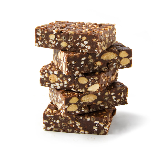 Chocolate Chewy Nut Bar Sweets from the Earth