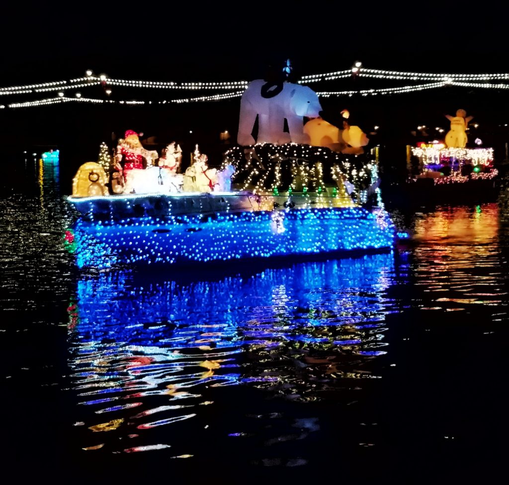 Tempe Festival of Lights Boat Parade Sweet Shoppe Mom Phoenix