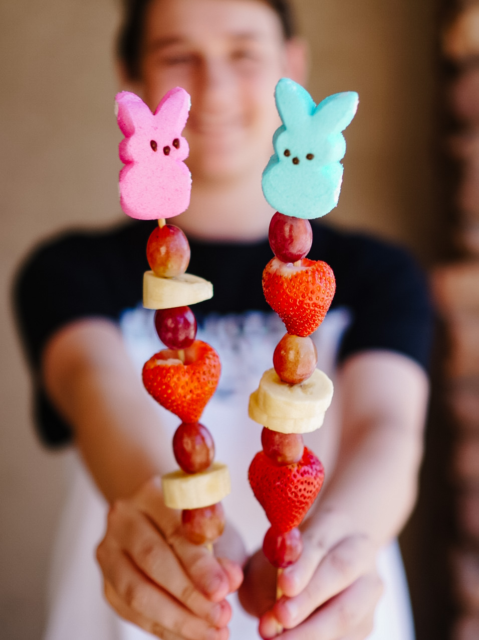 Easter Peeps Fruit Kabobs, a Fun and Healthier Treat Sweet Shoppe Mom