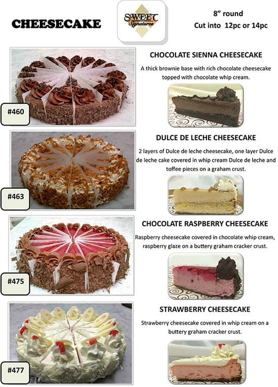 8″ Cakes Round Sweet Signature
