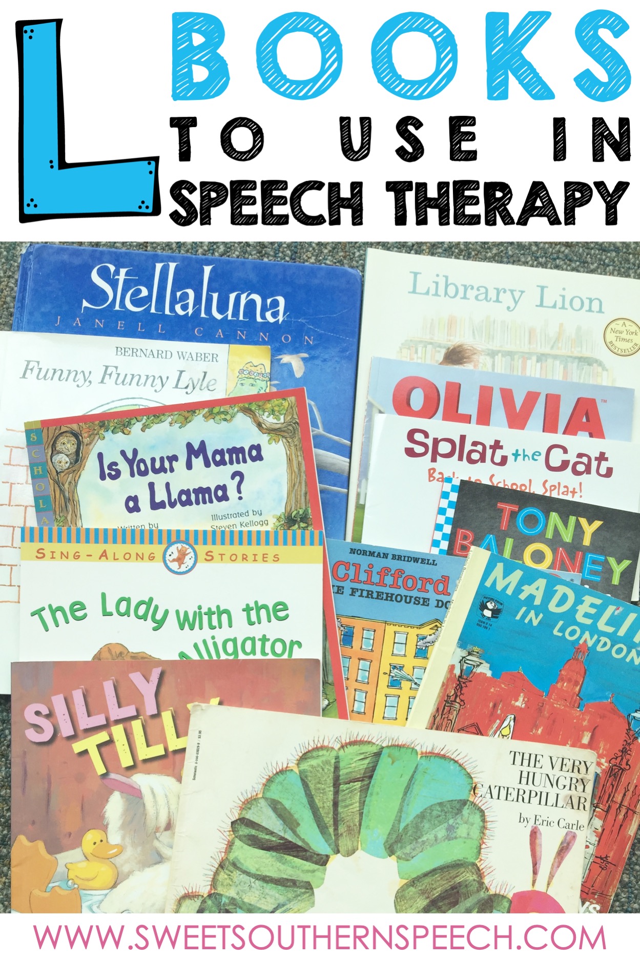 Articulation Books For Speech Therapy L Sound Sweet Southern Speech
