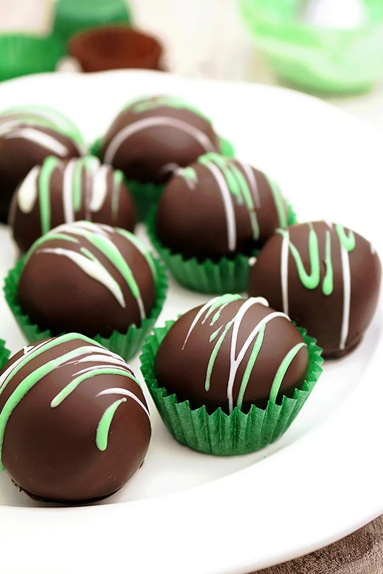 Mint Oreo Chocolate Truffles Sweet Spicy Kitchen