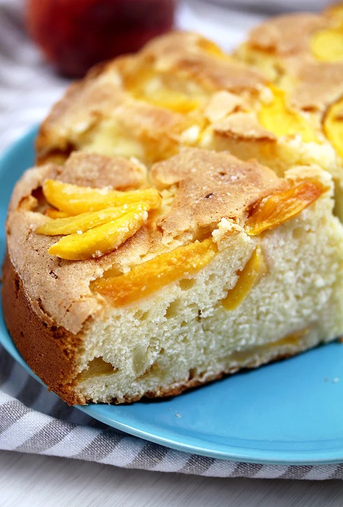 Fresh Peach Cream Cheese Cake Sweet Spicy Kitchen