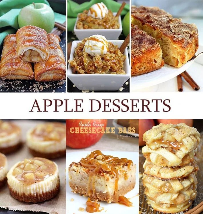 6 Best Apple Dessert Recipes Ever Tacos, Muffins, Bars, Crisp, Cookies..
