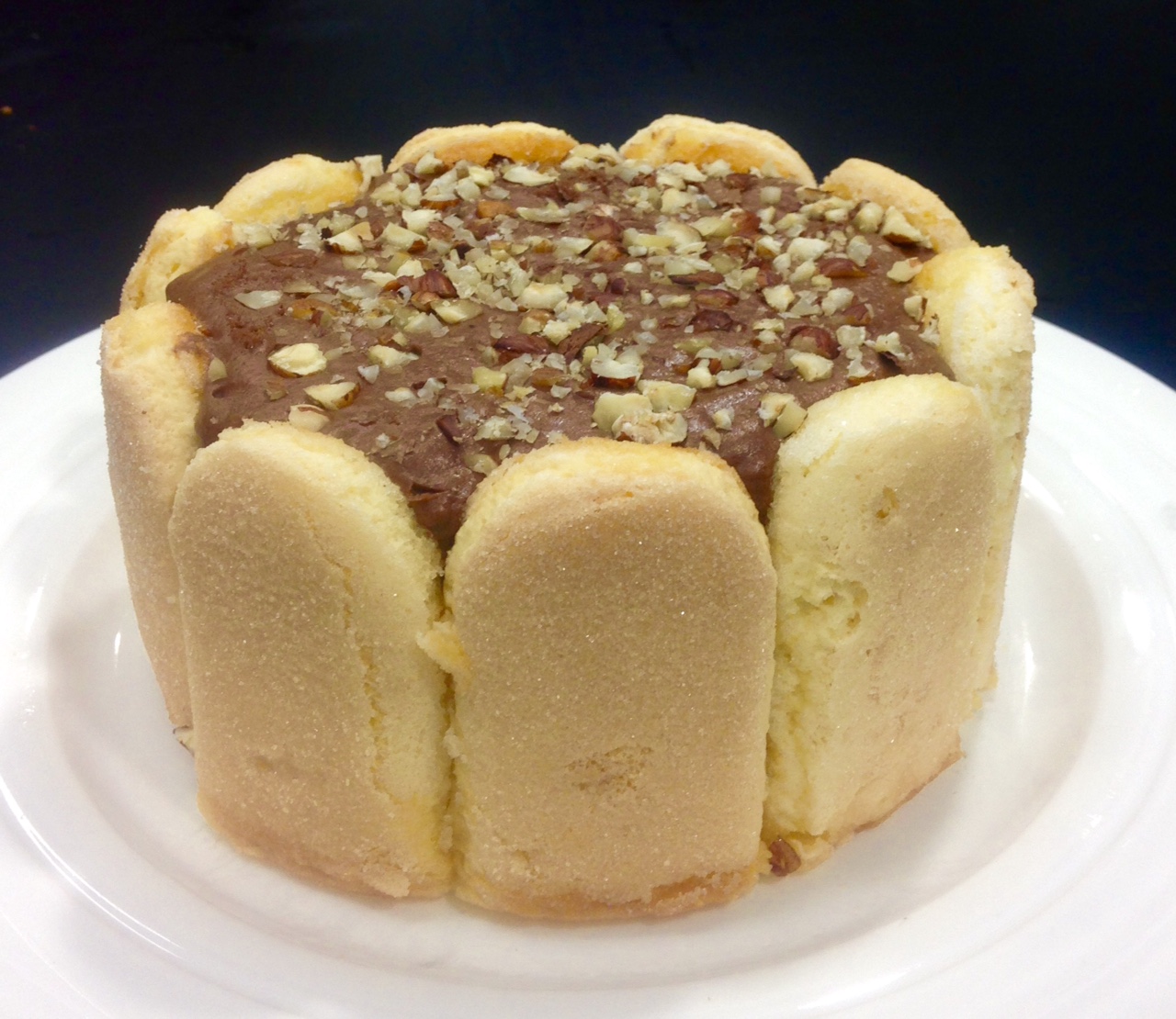 Frangelico and Nutella Charlotte Cake Sweet Tooth Experiments