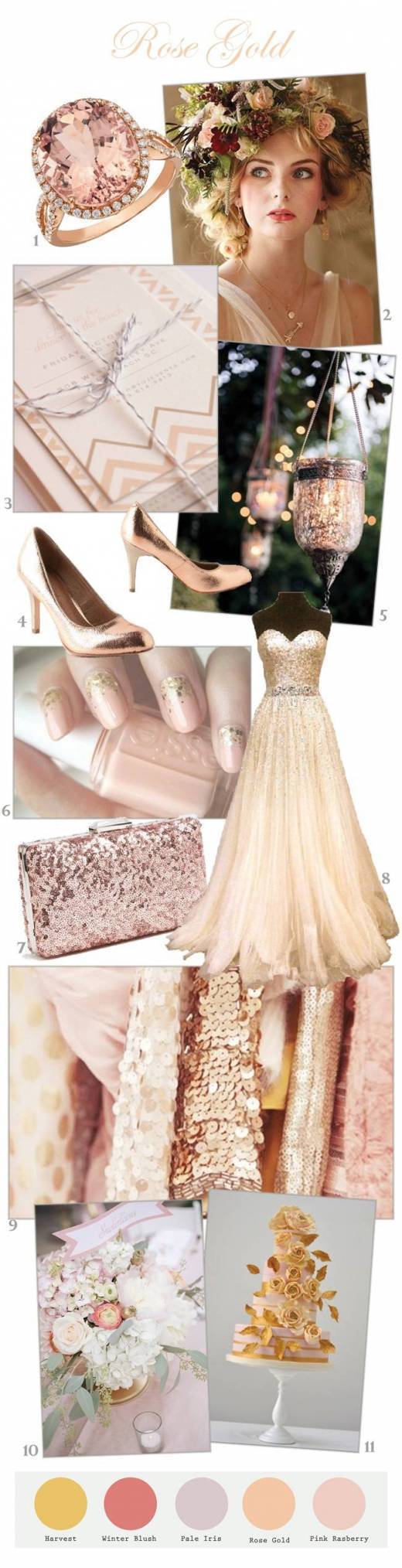 Rose Gold Wedding Inspiration