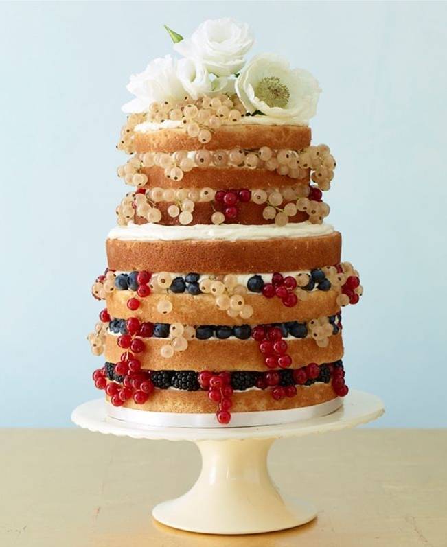 Berry Wedding Cake Ideas