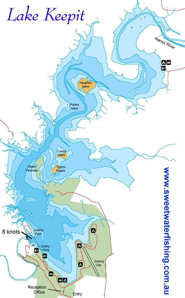 Keepit Dam / Lake Keepit Gunnedah. NSW. Sweetwater Fishing Australia