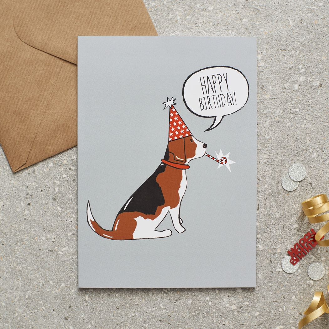 Beagle Birthday Card £2.75 Mischievous Mutts Greeting Cards Sweet