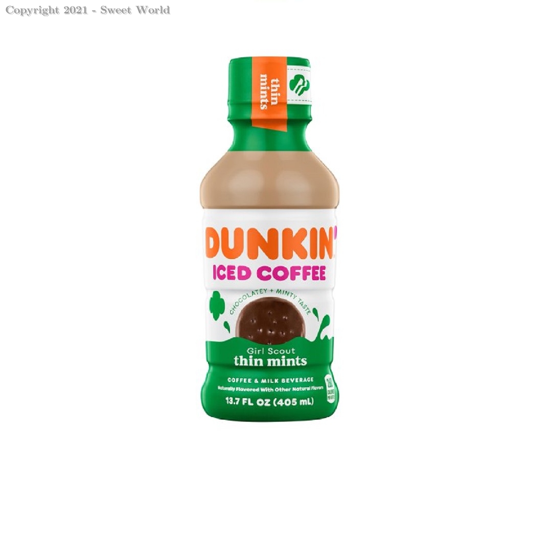 049000544428 Dunkin' Thin Mint Iced Coffee Bottle, 13.7 fl oz