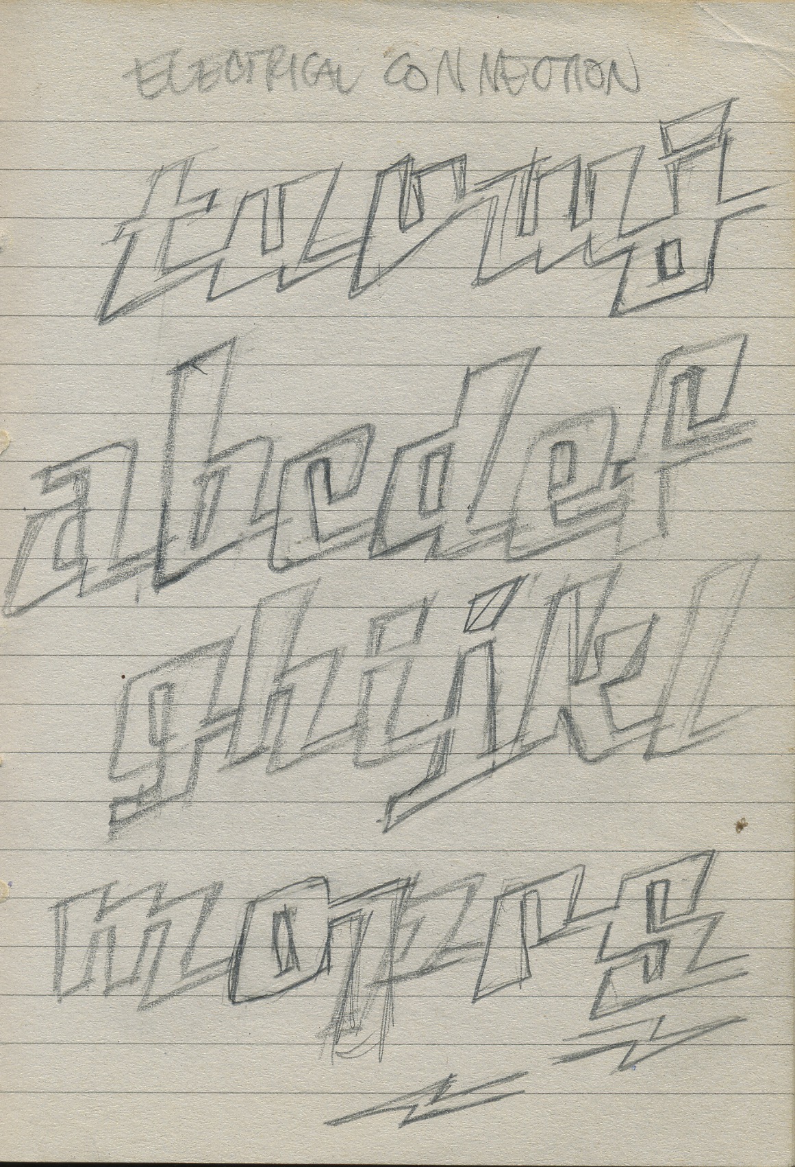 The Sketchbook Font Project Day Four Swell Type