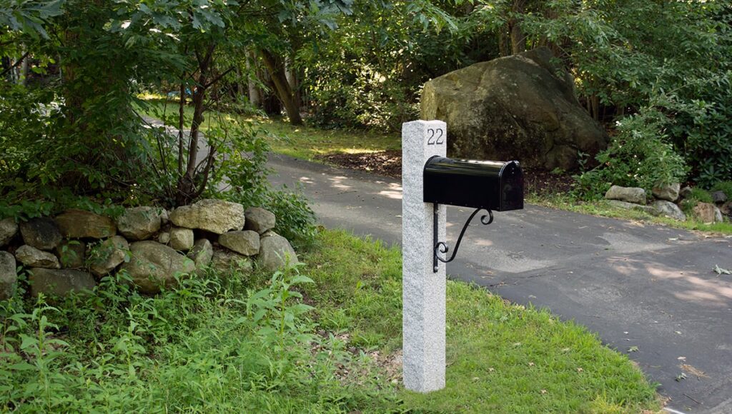 How To Install a Granite Mailbox Post Swenson Granite 100 Natural Stones