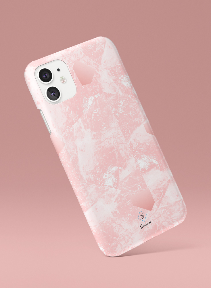 Pink Marble Slim Phone Case Swevenne