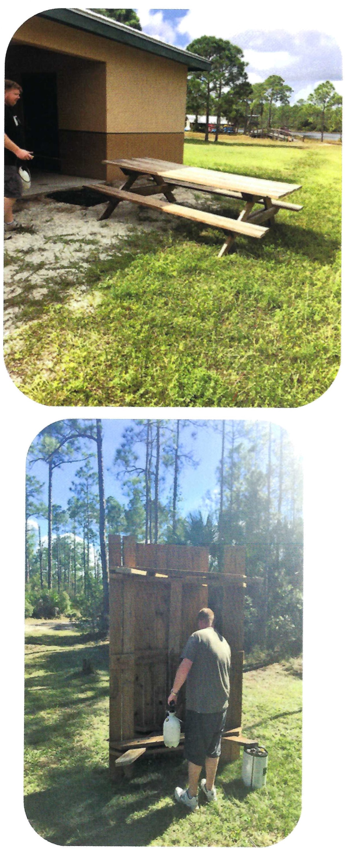 Weather Sealing Picnic Tables SWFL Council USA Projects