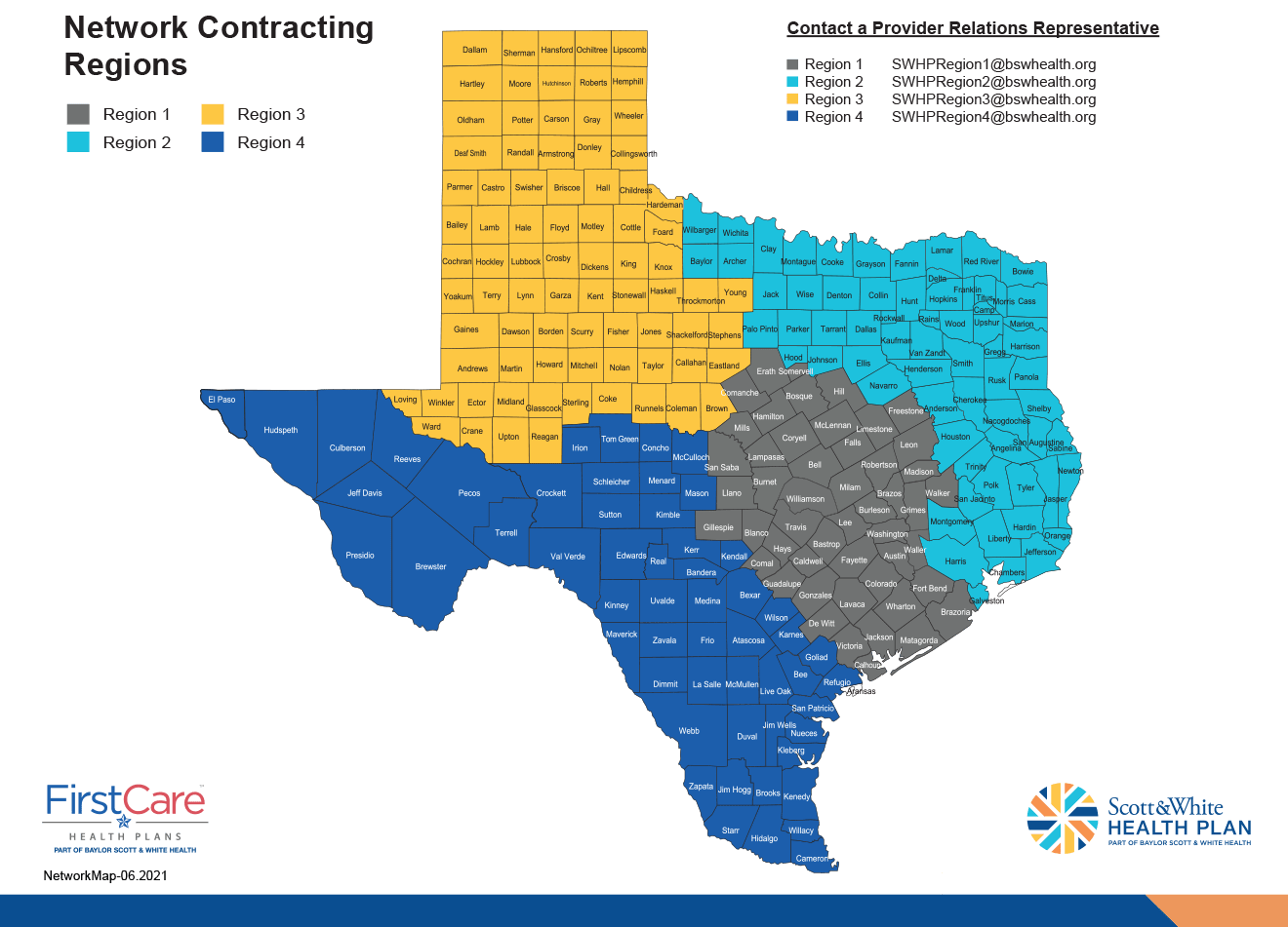 Texas Medicaid Managed Care Map