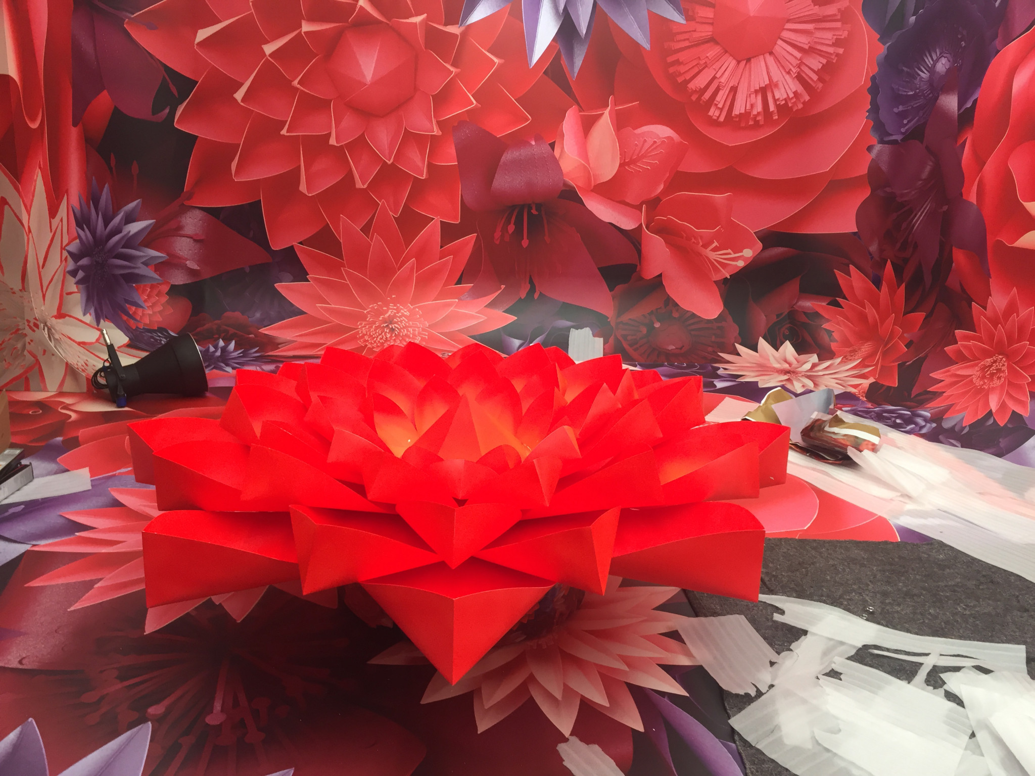 Experiential Video Zoe Bradley creates a Neon Garden at Galeria Melissa