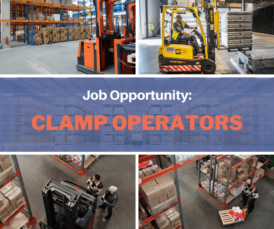 Job Opportunity Clamp Operators Swift Connect Inc